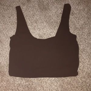 Black crop top